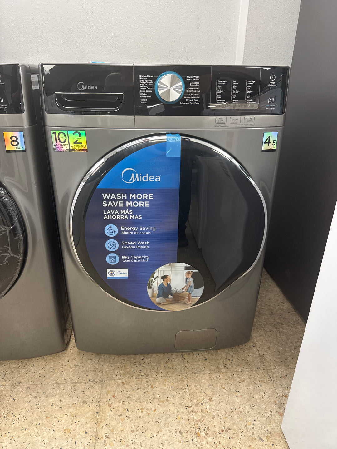 Lavadora Frontal Midea