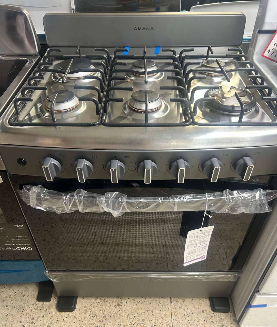 Estufa Amana 30" gas LAGR4130G TITANIUM