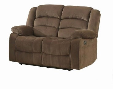 Love seat Bronco 3710 brown reclin.