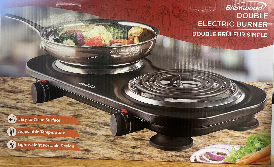 Estufa de mesa elect. 2horn. Brentwood TS361B
