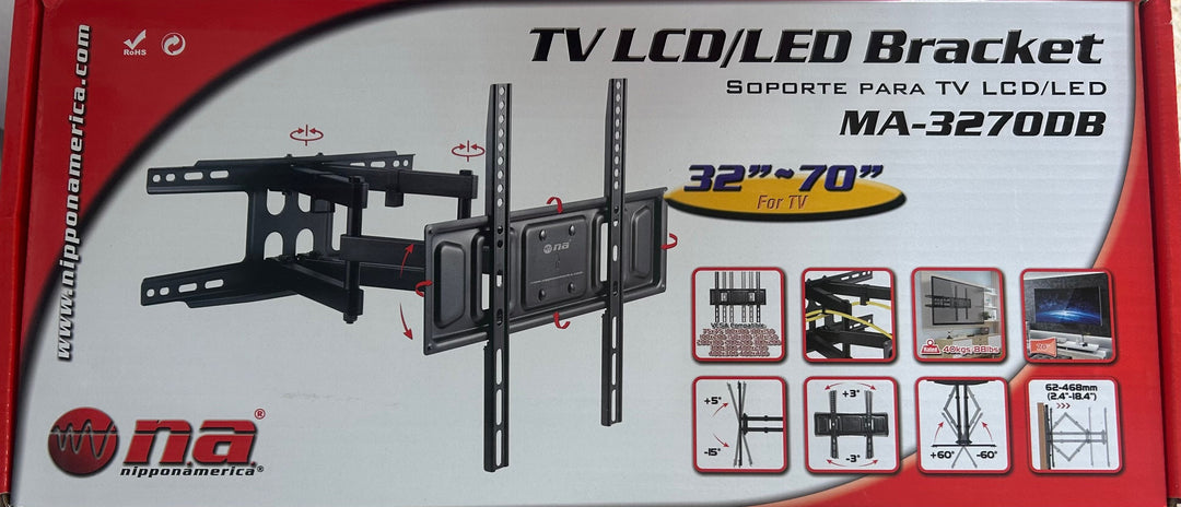 Soporte para TV 32"-70" de pared MA-3270DB