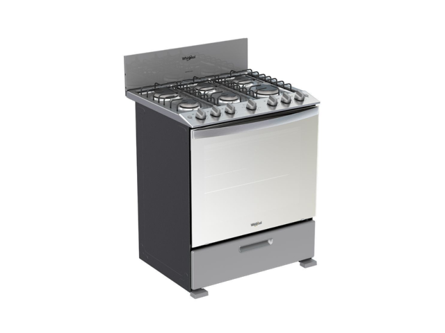 Estufa Whirlpool 30" GAS STEEL LWFR3200D