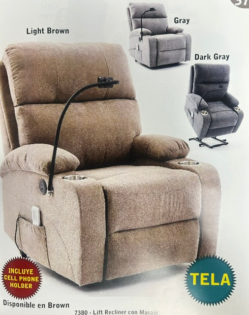 Butaca reclinable electrica 7380 masaje