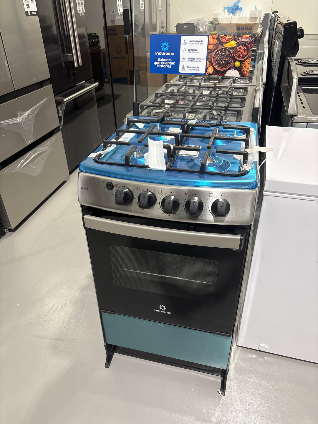 Estufa 20” gas SS Indurama | Bilbao Plus Croma
