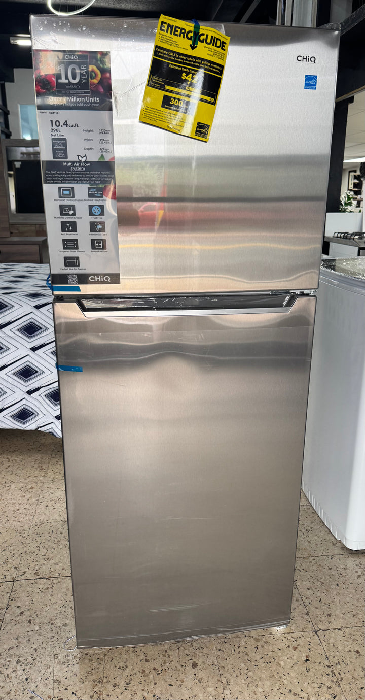 Nevera Chiq 10.4 c/f Steel CQRT10Y1GD1S