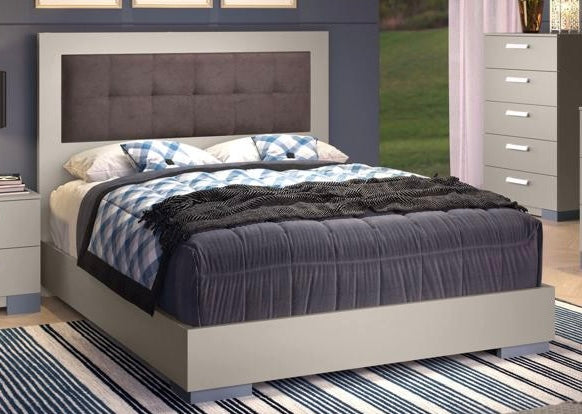 Cama Milan queen Espaldar crema claro!