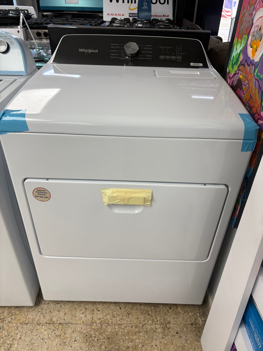 Secadora Whirlpool Electrica WED5010LW