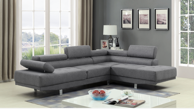 Juego de sala 7112 gris