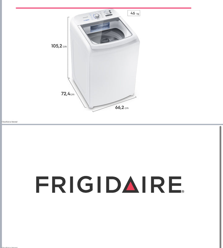 Lavadora Frigidaire 3.0 C/F FWAB17M4EBGXW