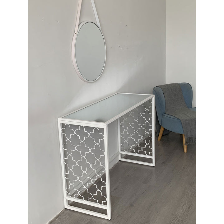 Coral Console Table - White